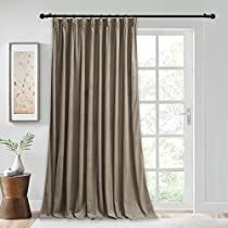 Check this out on Amazon Sliding Door Coverings, Sliding Door Panels, Soundproof Panels, Sliding Door Curtains, Insulated Drapes, Beige Curtains, Door Coverings, Bedroom Drapes, Pleated Drapes