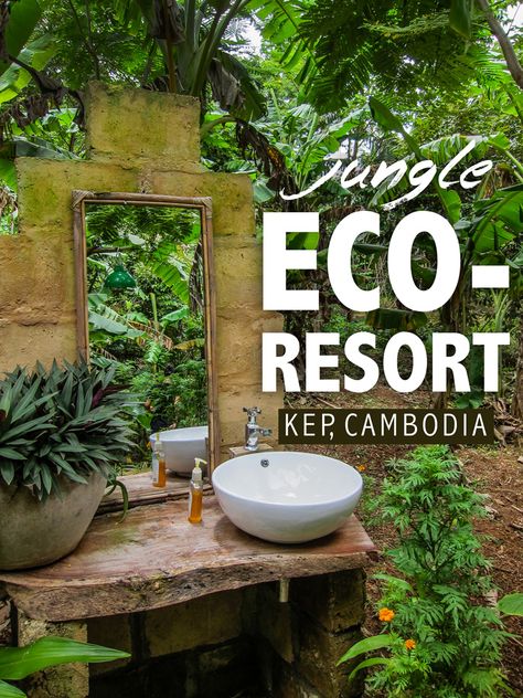 Jasmine Valley Eco-Resort Kep Cambodia Kep Cambodia, Blonde Abroad, Blog Aesthetic, Travel Cambodia, Battambang, Eco Lodges, Ethical Travel, Eco Resort, Eco Hotel