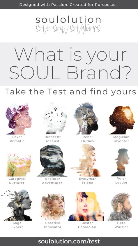 What is your SOUL Brand Identity? What makes you YOU? What makes you different? What makes you unique? Take the free archetype test and find your SOUL-aligned archetype. Downaload a free PDF with strentghs, weaknesses and plenty of information on how to grow your SOUL Brand and Business. The Aligned Lover, The Sophisticate Archetype Aesthetic, Mystic Soul Archetype, Mystic Archetype Aesthetic Outfit, Temptress Archetype, Queen Archetype Aesthetic, Sage Archetype Style, Free Soul Aesthetic, Mystic Archetype Aesthetic