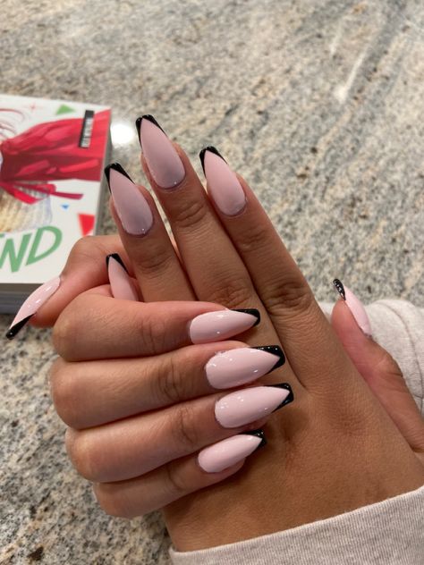 Blackpink Nails, Blackpink Concert, Black Tips, Coffin Nails, Nail Design, Pink Nails, Nail Ideas, Nail Inspo, Hair And Nails