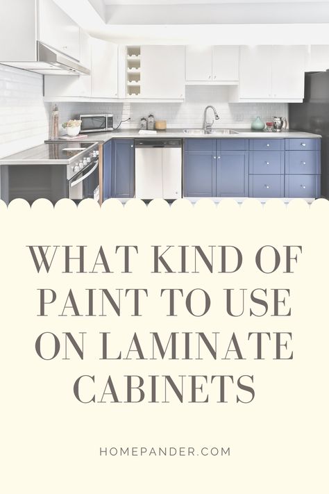 If you are looking forward to kitchen cabinets cleaning and restoration of your kitchen to keep shining like new, painting on a regular basis has no alternatives. In this regard,you have to deal with different parts of the kitchen made of different materials. And no need to mention that, painting these different materials will be different. So, what kind of paint to use on laminate cabinets Well, we have written this entire post to give you a firm idea on this. #cabinet #cleaning #tips #kitchen Painting Laminate Kitchen Cabinets, Painting Laminate Cabinets, Kitchen Cabinets Fronts, Kitchen Cabinets Materials, Best Cabinet Paint, Types Of Kitchen Cabinets, Laminate Kitchen Cabinets, Update Kitchen Cabinets, Painting Laminate