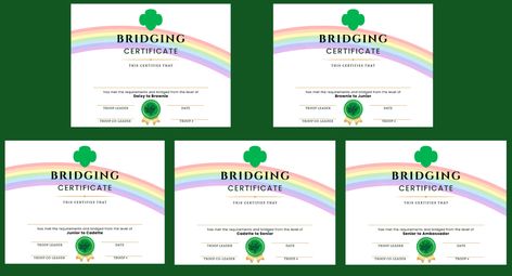 Girl Scout Bridging Certificates Printable - FREE - Younger Family Fun Pure Romance Games, Bridging Ceremony, Girl Scout Bridging, Scout Projects, Daisy Girl Scouts, Printable Certificates, Daisy Girl, Free Girl, Young Family