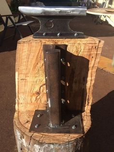 Railroad Anvil, Anvil Stand, Forging Tools, Blacksmith Forge, Custom Metal Fabrication, Auction Projects, Blacksmith Tools, Anvils, Blacksmith Projects