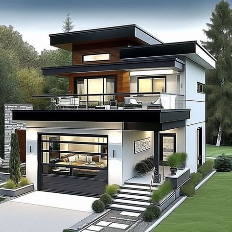 Make Your House Look Expensive, Design A House, House Outer Design, Nice House, Building House Plans Designs, Building Plans House, Modern Style House Plans, Modern House Facades, House Arch Design