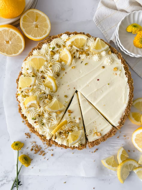 Chantilly Crepe Cake - Strawberry Lemonade Cookies, Mascarpone Mousse, Mascarpone Tart, Lemon Mascarpone, Lemon Treats, Raw Pistachios, Lemon Sugar Cookies, Lemon Tart, Lemon Pie