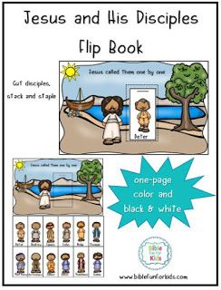 Jesus and His Disciples lesson, 6 new songs and Flip Book printable #Biblefun #Jesus 12 Disciples Craft Preschool, Jesus And His Disciples Craft, Jesus Disciples Craft, Jesus Disciples Craft For Kids, 12 Disciples Of Jesus Craft, Flip Book Printable, 12 Disciples Of Jesus, Disciples Craft, Preschool Bible Activities