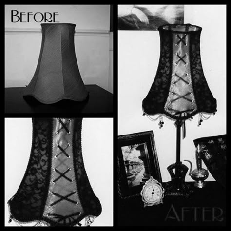 Gothic Diy, Zimmer Diy, Gothic Bedroom, Gothic Furniture, Goth Home, Goth Home Decor, Goth Decor, Op Shop, Diy Things