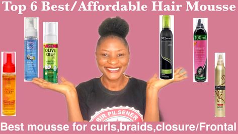 Mouse For Natural Black Hair, Mouse For Hair, Mousse For Natural Black Hair, Mousse Hair How To Use, Best Mousse For 4c Hair, How To Use Mousse For Hair, Hair Mousse How To Use, Mousse Hairstyles, Mousse For Hair