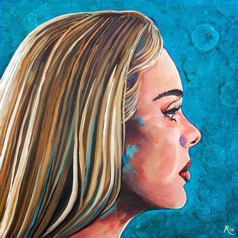 Adele Painting, Adele Albums, Human Painting, Adele, Album Covers, Paint, Canvas, Pins, Quick Saves