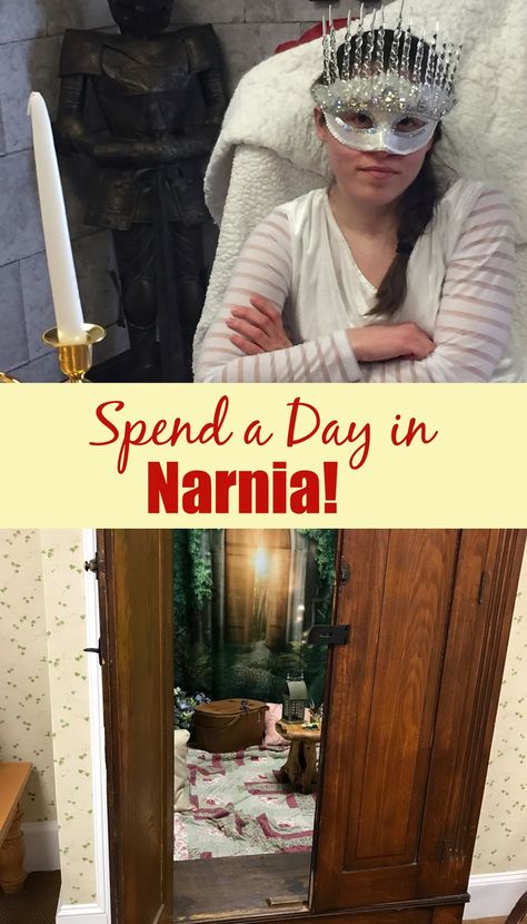 We've all dreamed about climbing through a secret door at the back of a wardrobe and finding ourselves in the world of Narnia, but what would we do when we got there? Come along on an Adventure to Narnia with The Storyteller's Cottage and find inspiration for your own day in a fantasy world! Lucy Narnia Aesthetic, Lion Witch And Wardrobe Party Ideas, Narnia Trunk Or Treat, Lion The Witch And The Wardrobe Party, Narnia School Project, Narnia Tea Party, Chronicles Of Narnia Halloween Costumes, Narnia Games, Narnia Closet