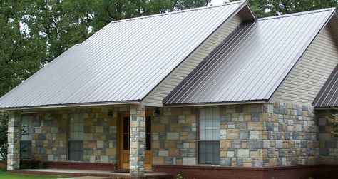 By installing metal roofing Nokesville VA you can reduce your hot attic temperature from 150 degrees to 103 degrees. For more detail call us directly. Metal Roof Over Shingles, Metal Roof Cost, Residential Metal Roofing, Galvanized Metal Roof, Steel Roof Panels, Metal Roof Houses, Metal Roof Installation, Roofing Styles, Metal Shingles