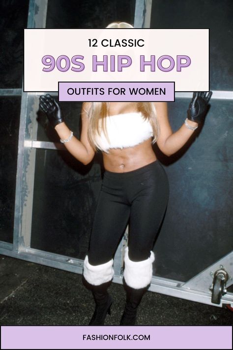 Get that vintage street cred in iconic ‘90s hip hop gear worn by groundbreaking female rappers and R&B stars. 90s Hip Hop Outfits For Women, 90s Hip Hop Fashion Women, 90s Hip Hop Outfits, Iconic 90s Fashion, Hip Hop Style Women, 90s Fashion Trends, Grunge Looks, Iconic 90s, Missy Elliott