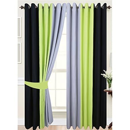 Green Boy Bedroom, Grey Black Living Room, Lime Green Curtains, Green Curtains Living Room, Boys Bedroom Green, Turquoise Curtains, Affordable Bedroom Furniture, Western Office, Designer Curtains