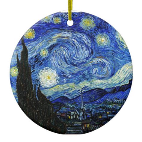 Starry Night Christmas, Vincent Van Gogh Starry Night, College Checklist, Old Greeting Cards, Starry Night Painting, Night Christmas, The Starry Night, Van Gogh Paintings, Starry Night Van Gogh