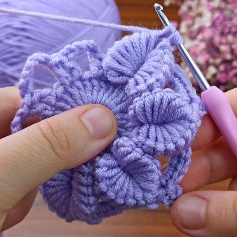 Very easy Tunisian crochet leaf pattern flower motif making #crochet #knitting | Very easy Tunisian crochet leaf pattern flower motif making #crochet #knitting | By Nurgül İle El Sanatları Crochet Baby Blanket For Beginners, Crochet Flower Motif, Easy Tunisian Crochet, Crochet Leaf, Crochet Leaf Patterns, Easy Crochet Baby Blanket, Easy Crochet Baby, Crochet Leaves, Pattern Flower