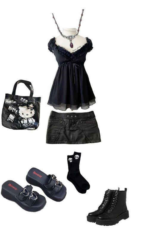 Grunge Date Outfit, Date Outfit Ideas, Coquette Fashion, Coquette Grunge, Dark Coquette, Alt Outfits, Save Outfits, Date Outfit, Concept Clothing