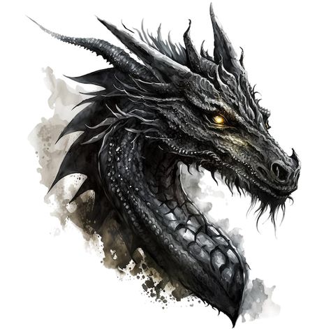 Black Dragon Tattoo, Dragon Rpg, Christmas Crafts To Make, Dragon Drawing, Black Dragon, Dragon Design, Dragon Art, Dragon Tattoo, Black Magic