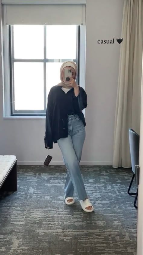 Modest Summer Outfits Muslim Casual, Casual Modest Summer Outfits, Hijab Outfit Summer, Hijab Trend, Hijab Fashion Summer, Hijabi Fits, Modest Casual Outfits, Stile Hijab, Hijabi Outfit