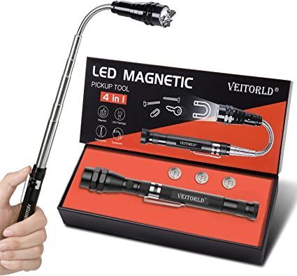 VEITORLD LED Telescoping Magnetic Pickup Tools, Gifts for Men Dad Husband Him from Daughter Son, Unique Fathers Day Birthday Gift Ideas for Boyfriend Grandpa Women Tools Gifts, Plants Kitchen, Pickup Tools, Smart Pen, Father Birthday Gifts, Fathers Day Ideas, Stocking Stuffers For Men, Husband Valentine, Stocking Stuffer Ideas