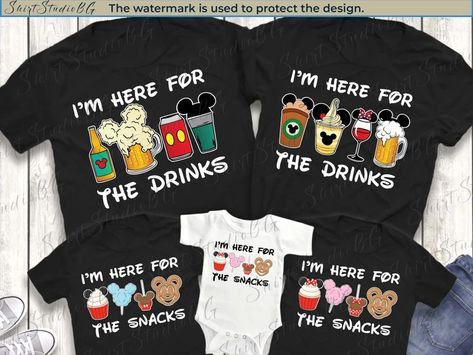 Here for the Snacks and Drinks Epcot Family Shirts, Disney Epcot Shirt, Disney Family Shirts, Disney Couple Shirts, Disneyland Shirs - Etsy Croatia Disney Bachelorette Parties, Family Shirts Disney, Disney Birthday Shirt, Here For The Snacks, Disney Bachelorette, Disney Cruise Shirts, Disney Family Shirts, Disney Princess Shirts, Animal Kingdom Shirts