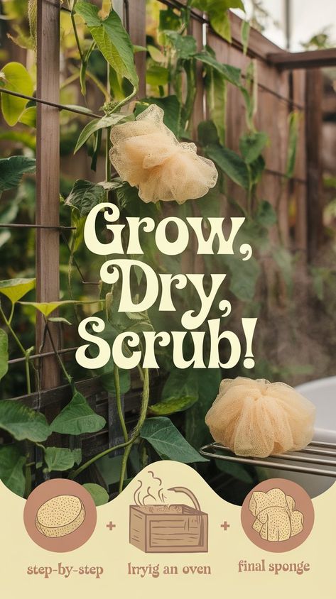 Did you know your garden could supply your bathroom essentials? Learn how to create a Natural Loofah from dried luffa off the vine. Transform it into an eco-friendly Loofah Sponge for self-care or use as a Body Brush. Discover tips using the Agave Plant for additional uses or even as a Back Scrubber alternative. This guide is perfect for eco-conscious enthusiasts! #gg #techreviewblogs #dryingloofahinoven Loofah Sponge Diy, How To Dry Out Loofah, Luffa Sponge Gift Ideas, Growing Loofah Sponges, Diy Loofah, Loofah Plant, Luffa Sponge, Natural Disinfectant, Back Scrubber