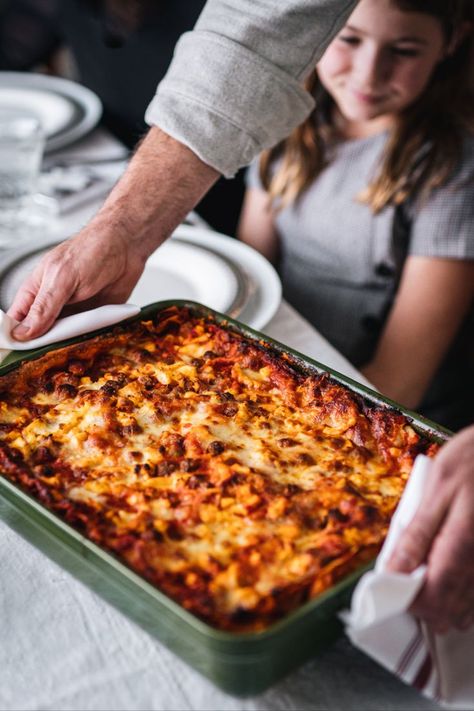 It wouldn't be Christmas without my mom's famous mini meatball lasagna. She only makes it once a year, so we have to enjoy every bite! It used to take a lot of time to make, but thanks to our products, we've cut down some of the prep time. As hearty and special as it is in my memories. From my family, to yours! Pasta Tomato Sauce, Meatball Lasagna, Pasta Tomato, Mini Meatballs, Italian Holiday, My Memories, Fresh Pasta, Hard Boiled, Hard Boiled Eggs