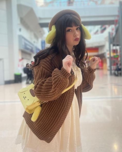 “Let’s go out!” ✧･ﾟ: *✧･ﾟ:* ✧･ﾟ: *✧･ﾟ:* ✧･ﾟ: *✧･ﾟ:* Had sm fun at #megacon , so lovely to see everyone again!! ♡ Character: pompompurin ♡ #pompompurin #pompompurincosplay #sanrio #sanriocosplay #cosplay Pompompurin Outfit Ideas, Pompompurin Costume, Halloween Pompompurin, Pompompurin Cosplay, Pompompurin Outfit, Sanrio Cosplay, Pom Purin, Hallowen Ideas, Kitty Cafe