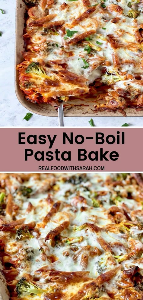 No Boil Baked Pasta Recipes, Dump And Go Pasta Bake, One Pan Pasta Bake Easy Recipes, Oven Cooked Pasta, Two Timing Pasta Bake, Oven Baked Pasta Recipes Simple, Cheesy Pasta Bake No Meat, Easy No Boil Pasta Bake, One Pan Pasta Recipes Oven