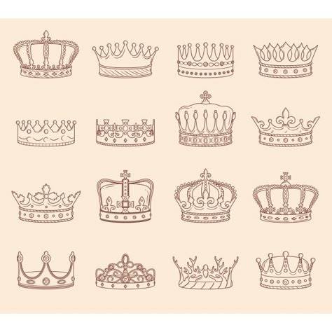 Queen Crown Drawing, Crown Drawings, Ej Logo, King Crown Drawing, Queen Crown Tattoo, King Png, Crown Painting, King And Queen Crowns, King Drawing