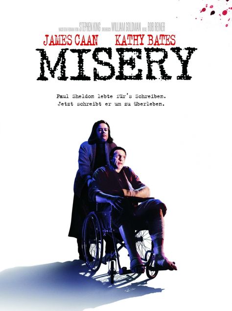 Misery Kathy Bates, James Caan, German Movies, Amazon Movies, Stephen King Books, Lauren Bacall, Letting Go Of Him, Dvd Blu Ray, The Godfather