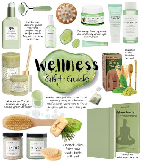 Wellness Retreat Swag Bag, Gift Guide Design Layout, Holistic Gifts Ideas, Wellness Gift Basket Ideas, Wellness Hamper, Wellness Accessories, Selfcare Gifts, Self Care Gift Ideas, Women Retreat