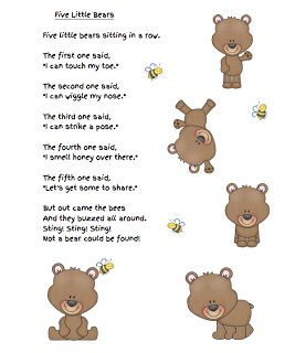 Grade ONEderful: Bear poem Teddy Bear Turn Around Song, Preschool Bears, Fall Storytime, Preschool Rhymes, Bear Theme Preschool, Bears Preschool, Bear Songs, Teddy Bear Day, Kindergarten Songs