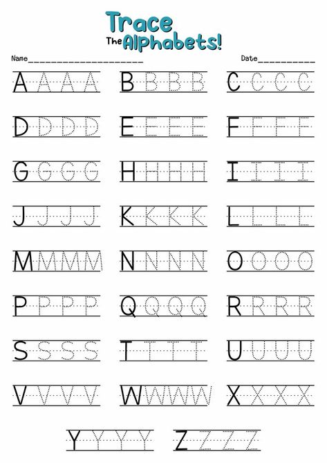 Alphabet Worksheets For Kindergarten, Letters Kindergarten, Writing Alphabet Letters, Writing Alphabet, Aktiviti Prasekolah, Alphabet Practice Sheets, Alphabet Practice Worksheets, Practicing Drawing, Handwriting Worksheets For Kids