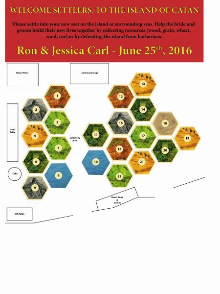 Geeky wedding - Settlers of Catan seating chart and centerpieces! Catan Themed Wedding, Geeky Wedding Ideas, Board Game Wedding, Board Game Themes, Lavender Wedding Theme, Geeky Wedding, Nerdy Wedding, Settlers Of Catan, Wedding Plan