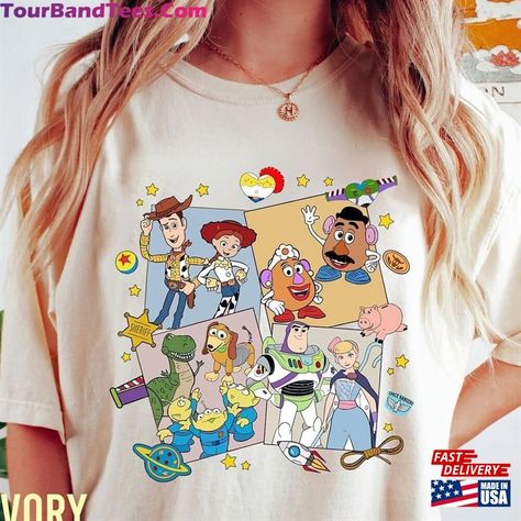 Vintage Toy Story Character Comfort Colors Shirt Disney Family Sweatshirt Pixar Friends Hoodie Classic Check more at https://tourbandtees.com/product/vintage-toy-story-character-comfort-colors-shirt-disney-family-sweatshirt-pixar-friends-hoodie-classic/ Toy Story Character, Friends Hoodie, Disney 2024, Toy Story Characters, Pixar Characters, Disney Ideas, Bo Peep, Comfort Colors Shirt, Disney Family