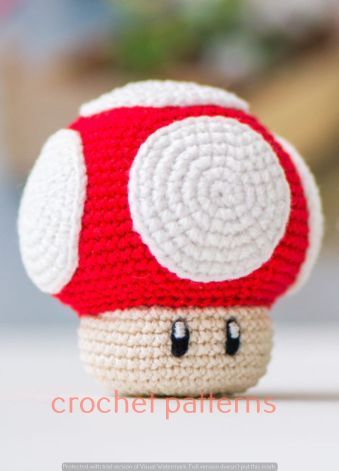 Cozy Crochet Creations: 10 Mushroom Amigurumi Patterns to Try 1up Mushroom, Mario Crochet, Super Mario World, Kawaii Crochet, Fun Crochet Projects, Knitting Kits, Yarn Projects, Crochet Toys Patterns, Cookie Monster