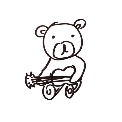 Luke Bell, Beomgyu Bear, Teddy Bear Drawing, Thigh Wrap, Toro Inoue, Face Fashion, Kpop Shirts, Bear Drawing, Doodle Icon