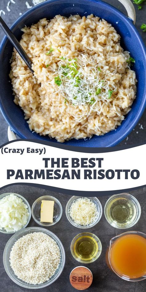 Recipes With Arborio Rice, Make Ahead Risotto, Arborio Rice Recipes Easy, Arborio Rice Recipes, Short Grain Rice, Dream Restaurant, Easy Risotto, Risotto Recipes Easy, Pasta Side