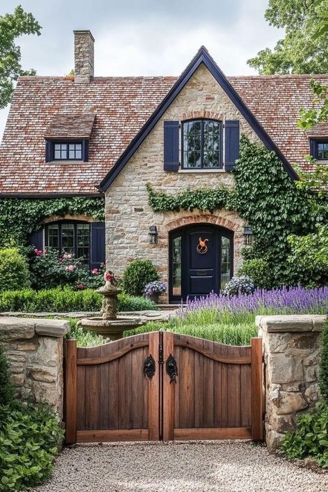 Storybook Home Exterior, Tudor Cottage Exterior, English Country Home Exterior, English Cottage Exterior, Airbnb Cottage, English Countryside Home, Country House Exterior, Country Home Exterior, English Country Home