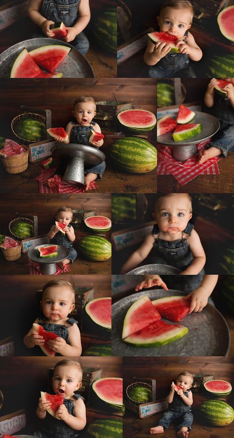 watermeloncakesmash(pp_w768_h1438) First Birthday Fruit Smash 6 Month Photo Shoot Boy, 6 Month Baby Picture Ideas, Boy Photo Shoot, 1st Birthday Photoshoot, Baby Photoshoot Boy, Baby Boy Pictures, Baby Boy Photography, Toddler Photography, Baby Boy Photos