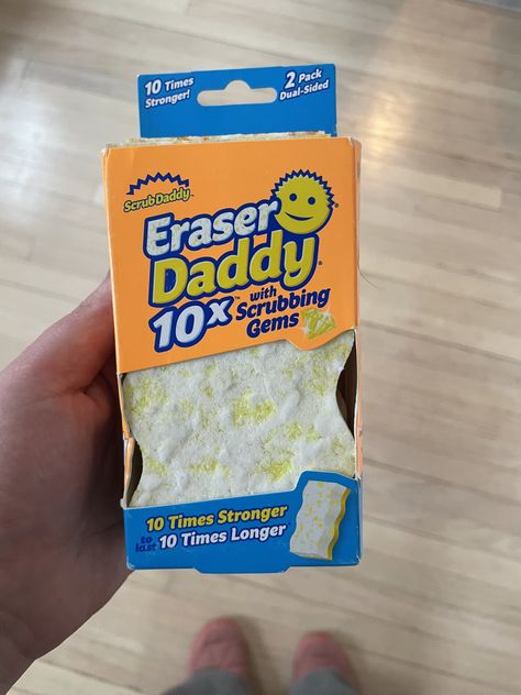 Scrub Daddy's Eraser Daddy Product Review | Kitchn Oven Cleaning Hacks, Household Help, Cleaning Paste, Best Oven, Plastic Food Containers, Dawn Dish Soap, Grease Stains