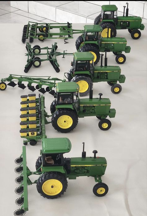 Farm Tools And Equipment, Farm Diorama, Farm Toy Display, John Deere Toys, Agricultural Engineering, Toy Tractors, Pulling Tractors, Tractor Implements, Agriculture Machinery