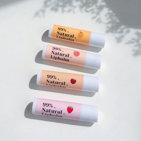 Aesthetic Lipbalm, Lipbalm Photography, Lipbalm Photography Ideas, Chapstick Product Photography, Lip Balm Photography, Lip Balm Product Photography, Eco Makeup, Eco Friendly Lip Balm Packaging, Lip Balm Packaging