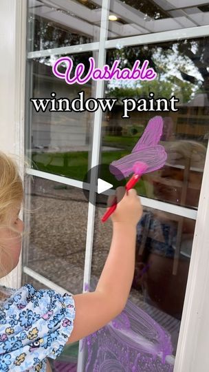 372 reactions · 53 shares | 🖌️ Easy washable window paint recipe 🖌️
•
•
•
SUPPLIES:
⭐️ Clear dish soap - @attitude_living is my favorite! 
⭐️ Washable paint @crayola 
⭐️ Optional: 1 tbsp cornstarch in each color helps to make the paint less transparent on windows 
⭐️ Thick bristle paintbrushes 

Mix together the ingredients, I typically just eyeball quantities and add more where needed. 
•
•
•
#learnthroughplay #learningthroughplay #toddleractivities #screenfreekids #screenfreeactivity #screenfreeactivities #kidactivities #kidactivitiesathome #montessoritoddler #montessoriactivity #toddlerskills #toddlerdevelopment #independentplay #screenfreechildhood #screenfreesummer #outdooractivities #outdoorplay | Cait Zdenek Washable Window Paint, Screen Free Summer, Toddler Skills, Screen Free Kids, Window Paint, Paint Recipe, Screen Free Activities, Independent Play, Toddler Development