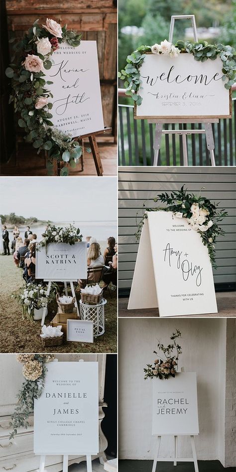 Wedding Easel Sign, Wedding Welcome Sign Ideas, Welcome Sign Ideas, Wedding Easel, Rustic Wedding Decorations, Wedding Welcome Sign, Sign Ideas, Bridal Show, Wedding Welcome Signs