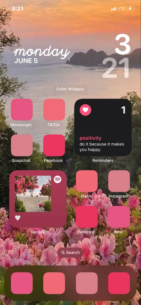 Phone Apps Iphone, Phone Home Screen, Lock Screen Ideas, Phone Layout Ideas, Iphone Wallpaper Preppy, Cute Home Screens, Home Screen Inspo, Summer Wallpapers, Phone Things