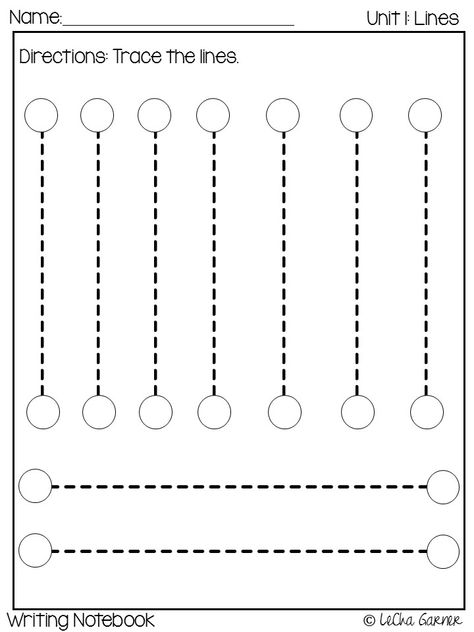 Pre-Writing in Special Education - Reaching Exceptional Learners Pre Writing Skills Worksheets, Writing Strokes Preschool, Prewriting Strokes Activities, Preschool Writing Worksheets, Writing Worksheets For Kindergarten, Pre Writing Strokes Worksheet, Tracing Practice Preschool, Sentence Writing Worksheets, Trace The Lines Worksheet