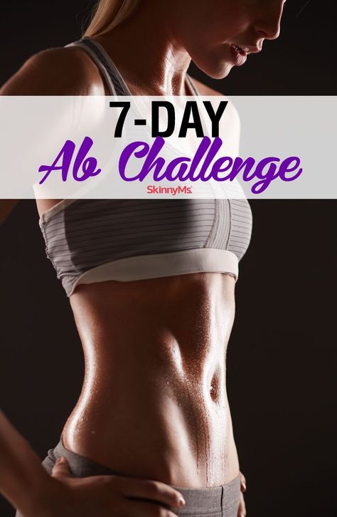 7 Day Ab Challenge, 6 Pack Abs For Women, 7 Day Abs, Get Abs Fast, Six Abs, 6 Pack Abs Workout, Exercise Workouts, Fat Burning Workout Routine, Belly Fat Overnight