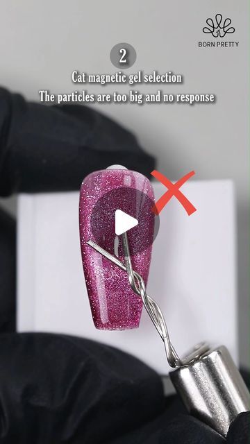 169K views · 6K likes | BORN PRETTY Official on Instagram: "Nail tips time!🤩 Why your heart shape cat eye nail failed?💗 Check out this video!🥰  Using #bornpretty 🌙Moonlight Cat Magnetic Gel:07 (ID57450)  Tap the bio and search the product id to find more colors.  #allshineonme #nailtips #nailgel #nailart #nailsdesign #gelnail #naillover #nailsonﬂeek #nails2inspire #nailartist #nailswag #nailtech #heartcateye" Heart Cat Eye Nails, Cat Eye Nail, Fancy Nail Art, Eye Nail Art, Heart Magnets, Magnetic Nails, Cat Eye Nails, Heart Nails, Eye Design