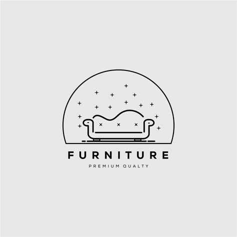 Couch Logo Design, Cozy Logo Design, Sofa Logo Design, Luxury Logo Design Inspiration, Furniture Company Logo, Sofa Logo, Couch Logo, Relax Logo, Interior Design Logo Inspiration